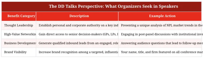 The DD Talks Perspective: What Organizers Seek in Speakers