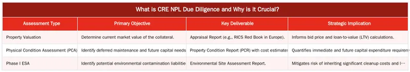What is CRE NPL Due Diligence and Why is it Crucial? — Key Due Diligence Checks for Commercial Real Estate NPL Portfolios