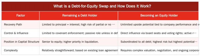 What is a Debt-for-Equity Swap and How Does it Work? — Debt-for-Equity Swaps: A Tool for Distressed Company Turnarounds