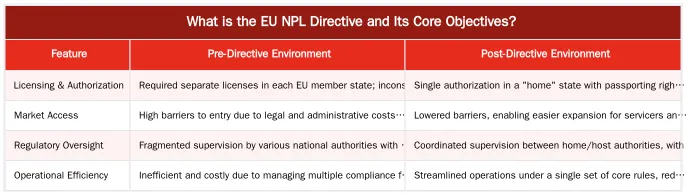 What is the EU NPL Directive and Its Core Objectives? — How the EU's NPL Directive Impacts Cross-Border Loan Servicing