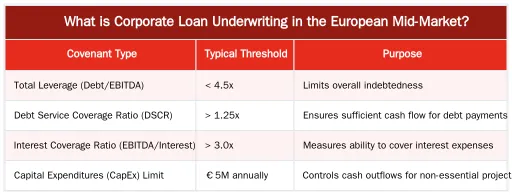 What is Corporate Loan Underwriting in the European Mid-Market? — How to Underwrite a European Mid-Market Corporate Loan